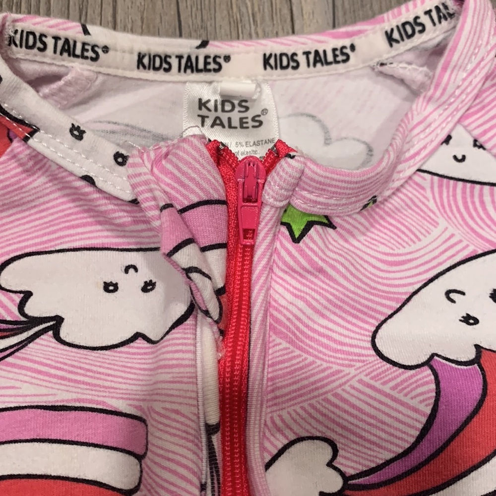 2 NWOT Kids Tales zip up pjs - Picture 4 of 4